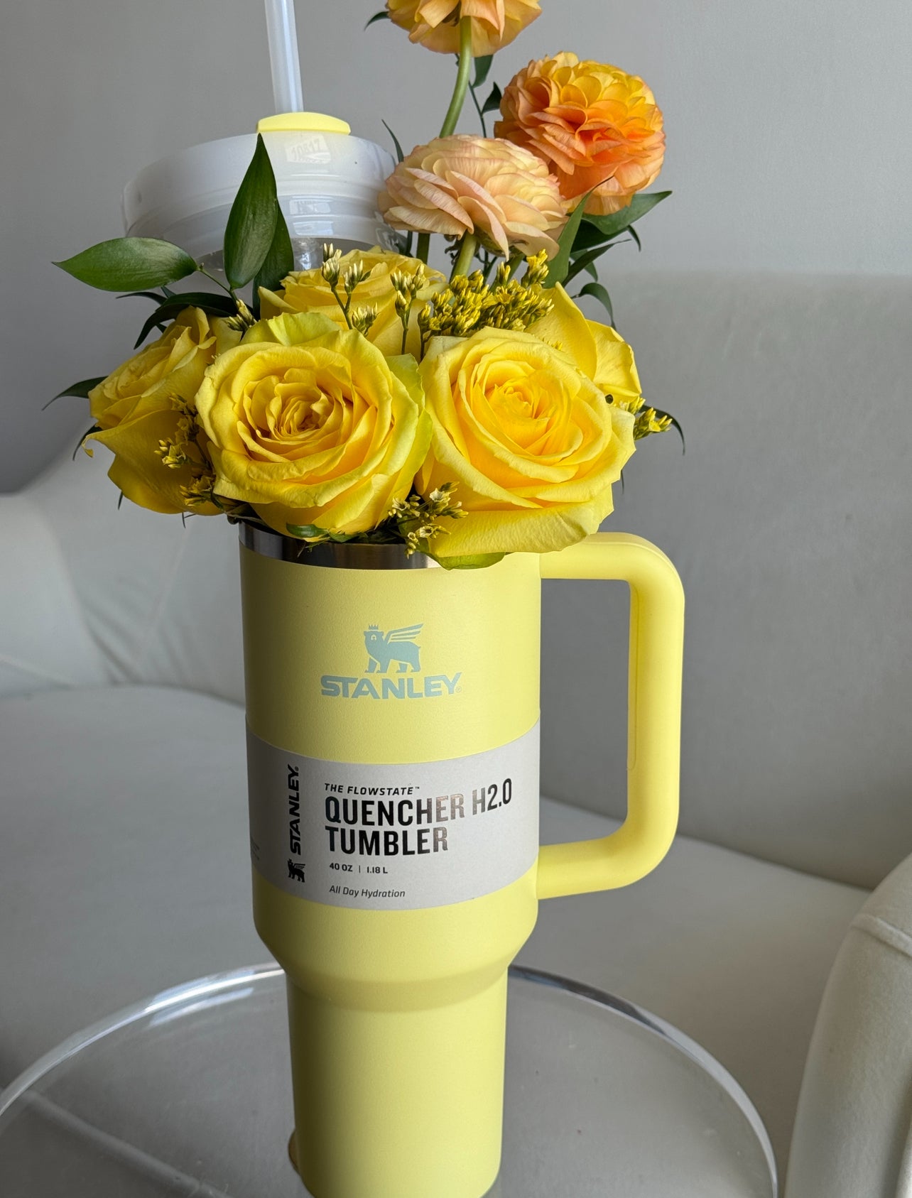 Stanley Cup floral arrangement
